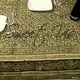 preview thumbnail 3 of 4, Block Print Cotton Vegetable Dye Exotic Floral Tablecloth Rectangle