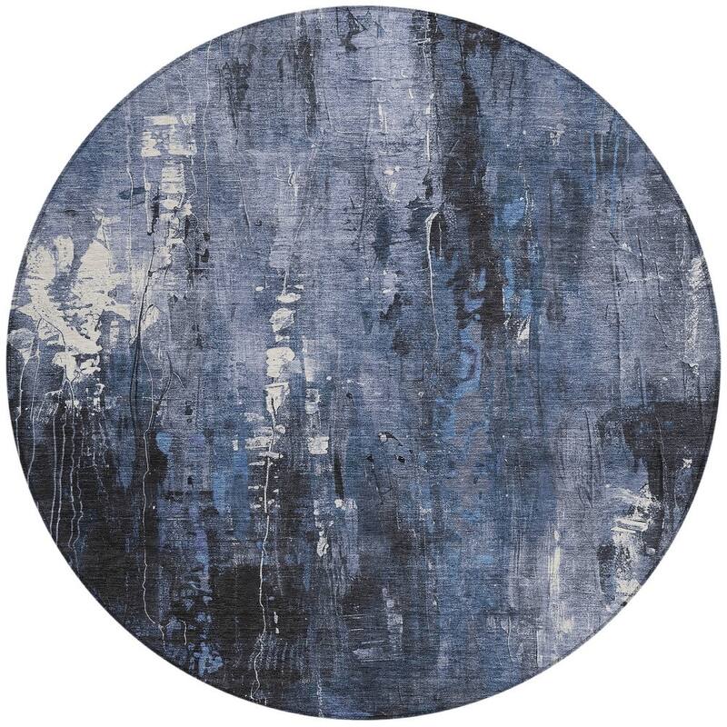 HomeRoots Abstract Transitional Rectangle Outdoor Rug