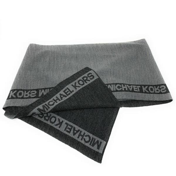 Shop Michael Kors Men Side Stripe Knit Muffler Scarf Overstock