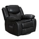 preview thumbnail 18 of 27, Wide Seat Durable Leather Massage and Heat Recliner