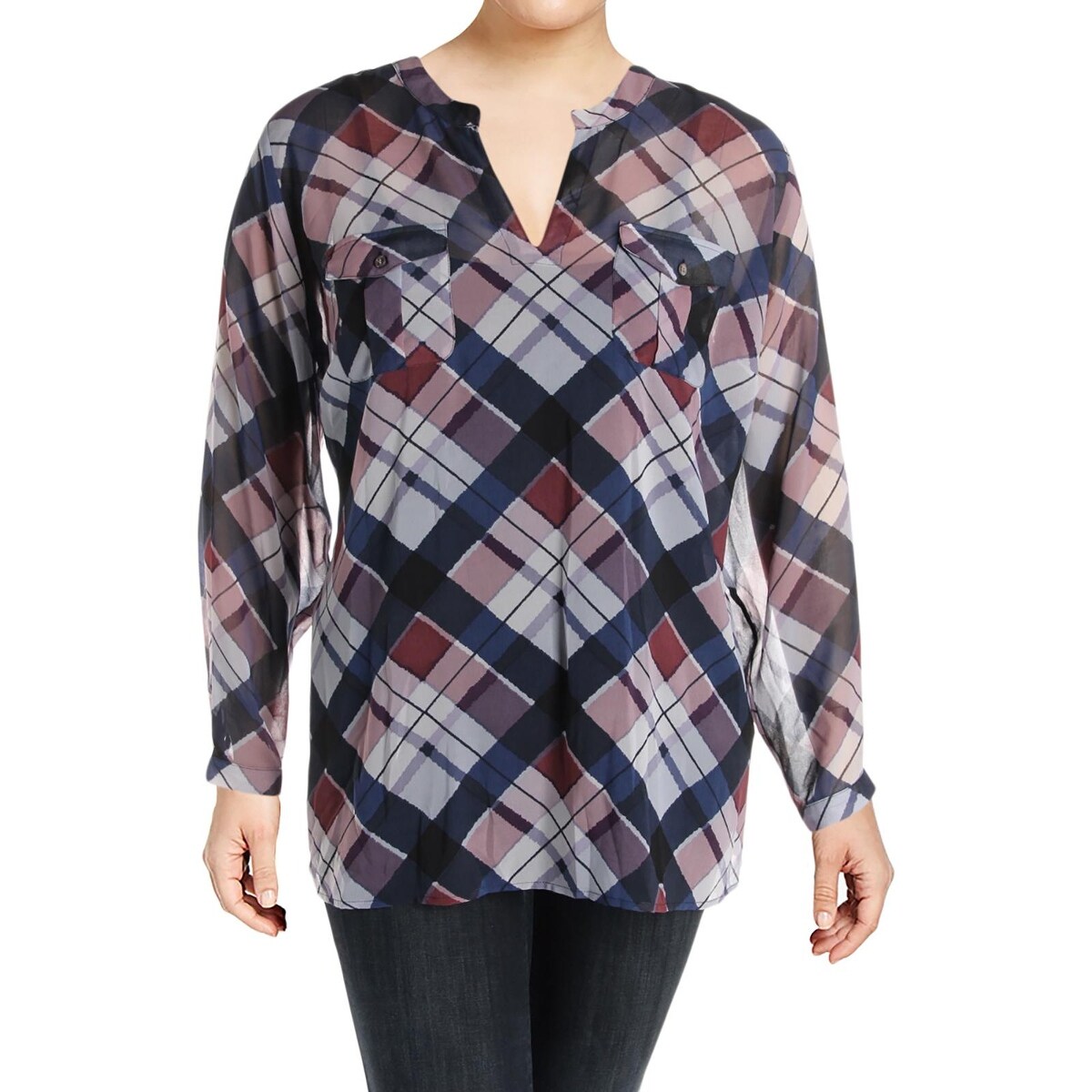 vince camuto sheer kimono