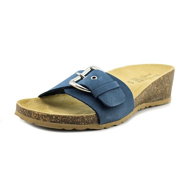 Easy Street Amico Women N/S Open Toe Leather Slides Sandal