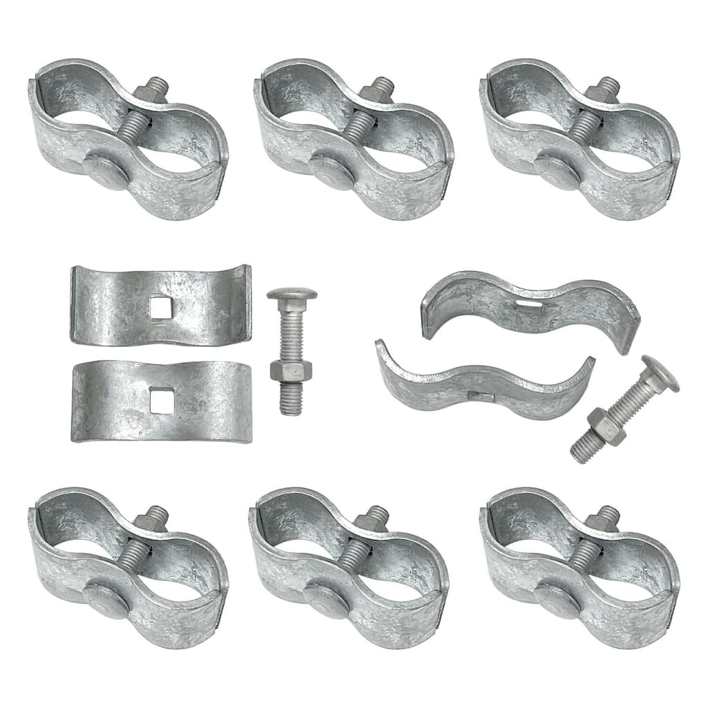 1-3/8 in. Chain Link Fence Panel Clamps,Set of 8 - 8 pack