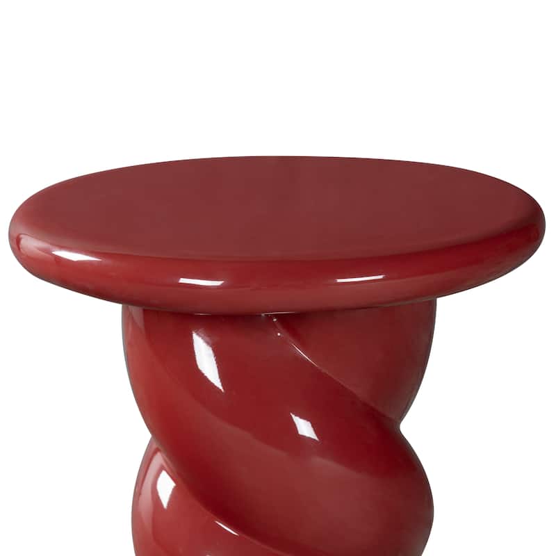 SAFAVIEH Couture Noelly Concrete Accent Table - 14"W x 14"D x 18"H