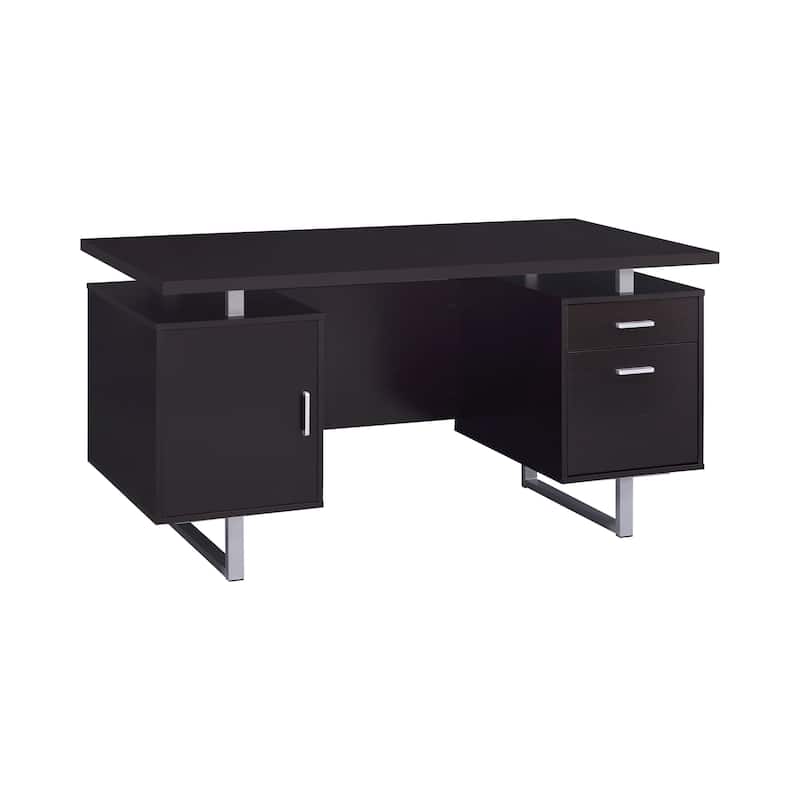 Mendecino 2-drawer Floating Top Office Desk