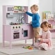 preview thumbnail 5 of 37, Costway Kids Kitchen Playset Wooden Pretend Play Chef Toy with - See Details