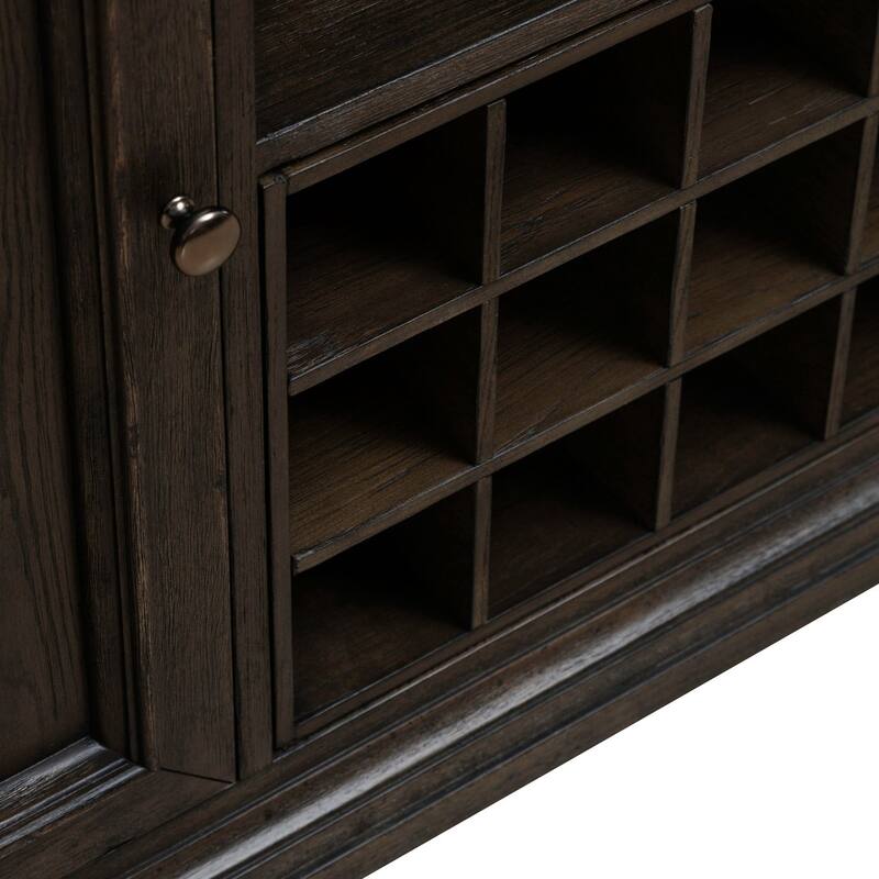 Liberty Furniture Grant Park Wine Buffet for Dining Room Storage - Width 64" x Depth 18" x Height 38"