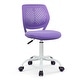 preview thumbnail 33 of 37, Ergonomic Children Study Chair with Adjustable Height - 19.5”L x 19.5”W x 29.5”-34”H Purple