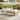 Christopher Knight Home Elowen Acacia Wood Outdoor Ottoman with Breathable Fabric Seat
