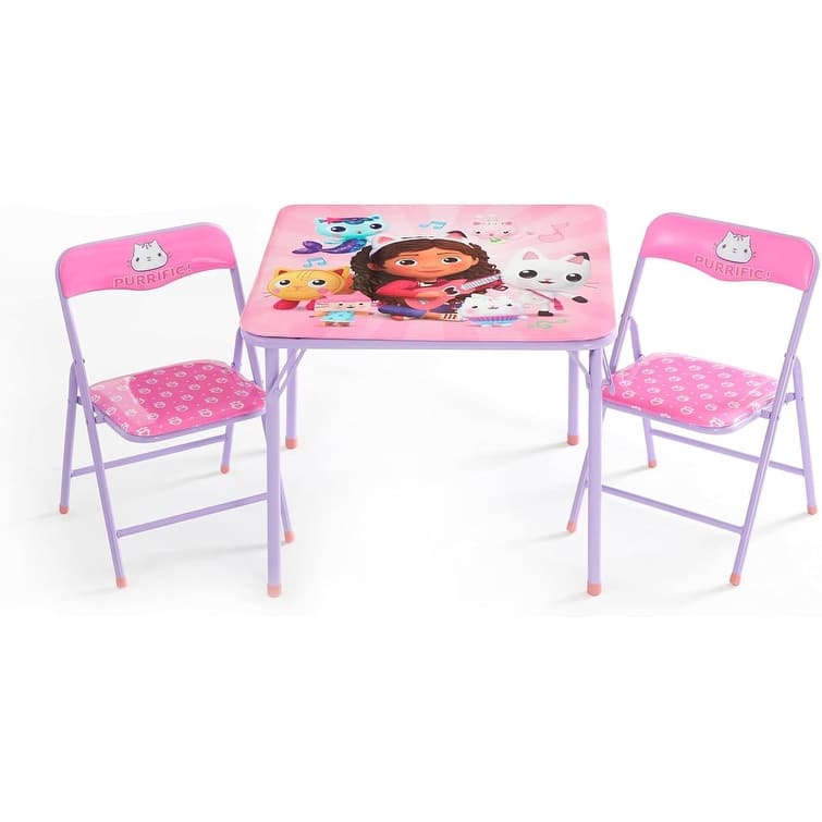 Gabby's Dollhouse 3 Piece Table and Chair Set