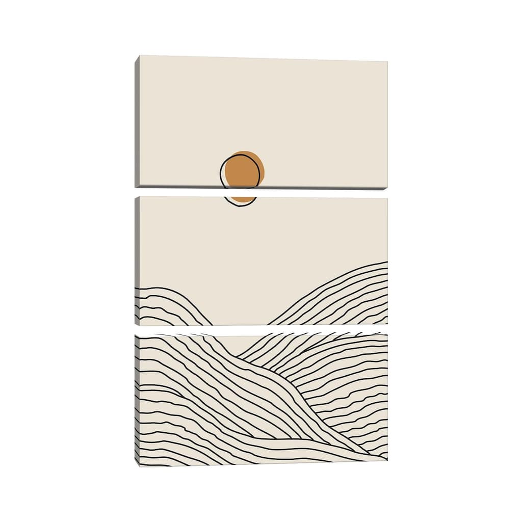 iCanvas "Boho Sunset Collection IV" by Jay Stanley 3-Piece Wall Art Set