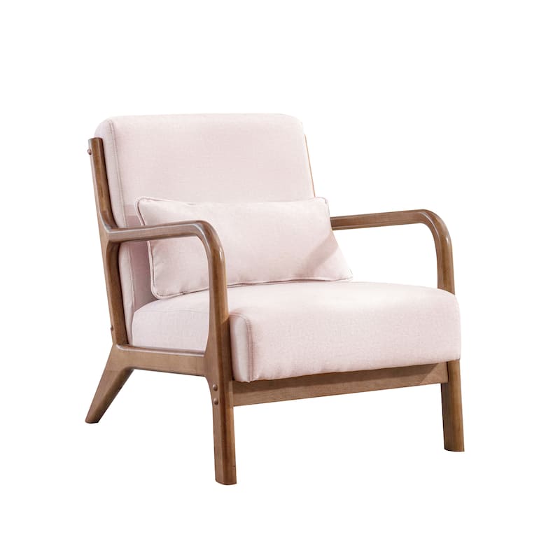 Porthos Home Ibby Accent Chair, Fabric Upholstery, Rubberwood Frame