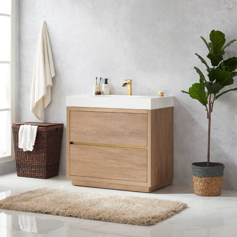 Miseno MV703036-NM Huesca 36" Free Standing Single Basin Vanity Set