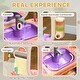preview thumbnail 4 of 8, Kids Vanity Set, Toddler Makeup Table with Faucet, Mirror, LED Light, Music, 23 Accessories, Pretend Play Set