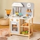 preview thumbnail 2 of 9, Costway Wooden Kid's Play Kitchen Set Pretend Chef Cooking Toy with - See Details