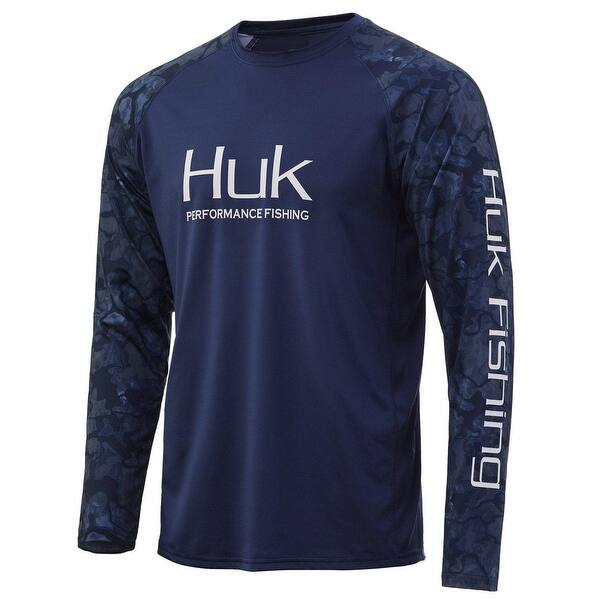 Shop Huk Men S Current Camo Pei Double Header Xx Large Long Sleeve Shirt Free Shipping On Orders Over 45 Overstock 30891419