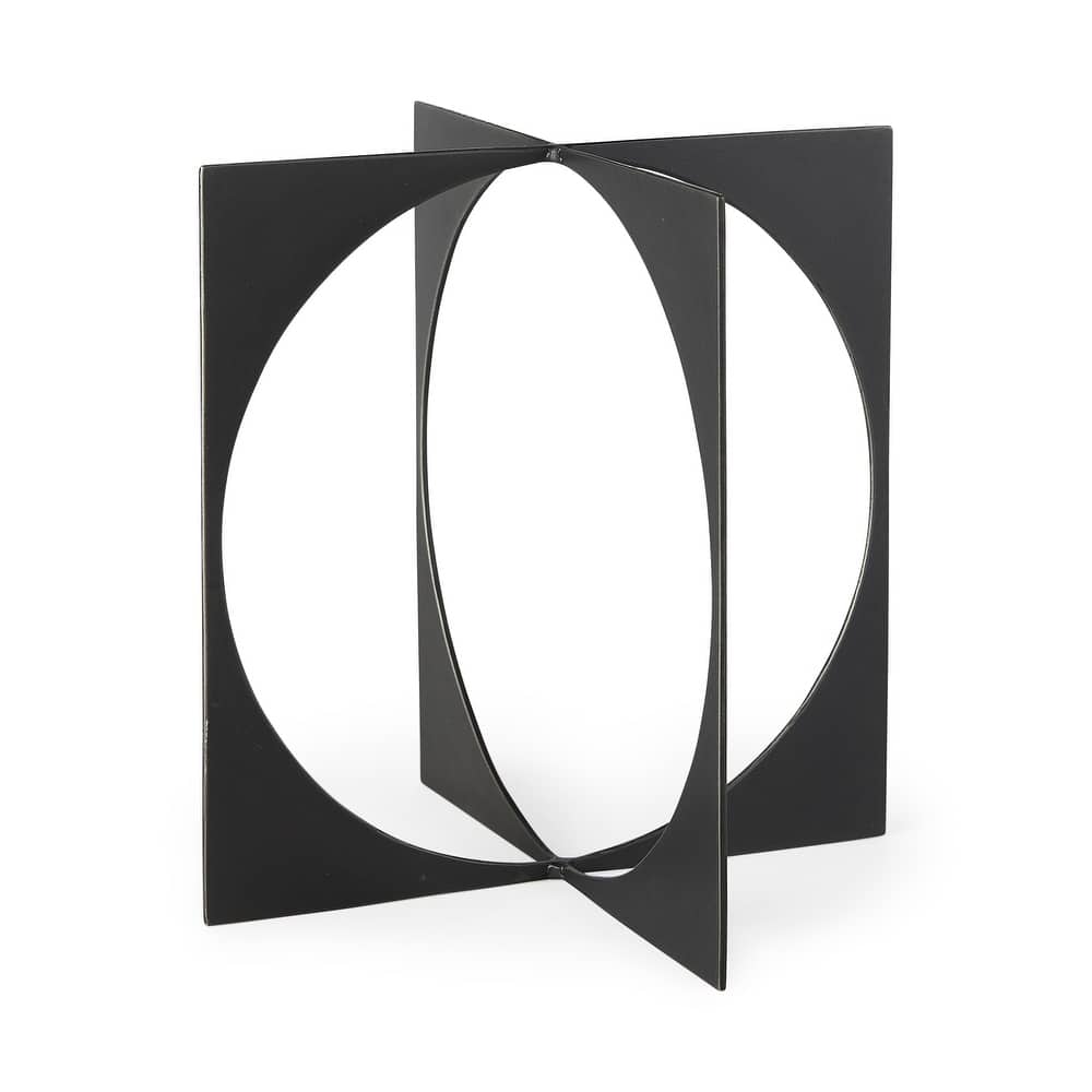 Lima 4.5L x 4.5W x 5.5H Gunmetal Gray Metal Large Decorative Object