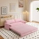 preview thumbnail 49 of 82, 66" Queen Pull Out Sofa Bed, 3-in-1 Convertible Sleeper Sofa with Side Storage
