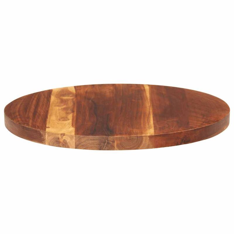 vidaXL Round Table Top Coffee Dining Table Pad Cover Solid Reclaimed Wood
