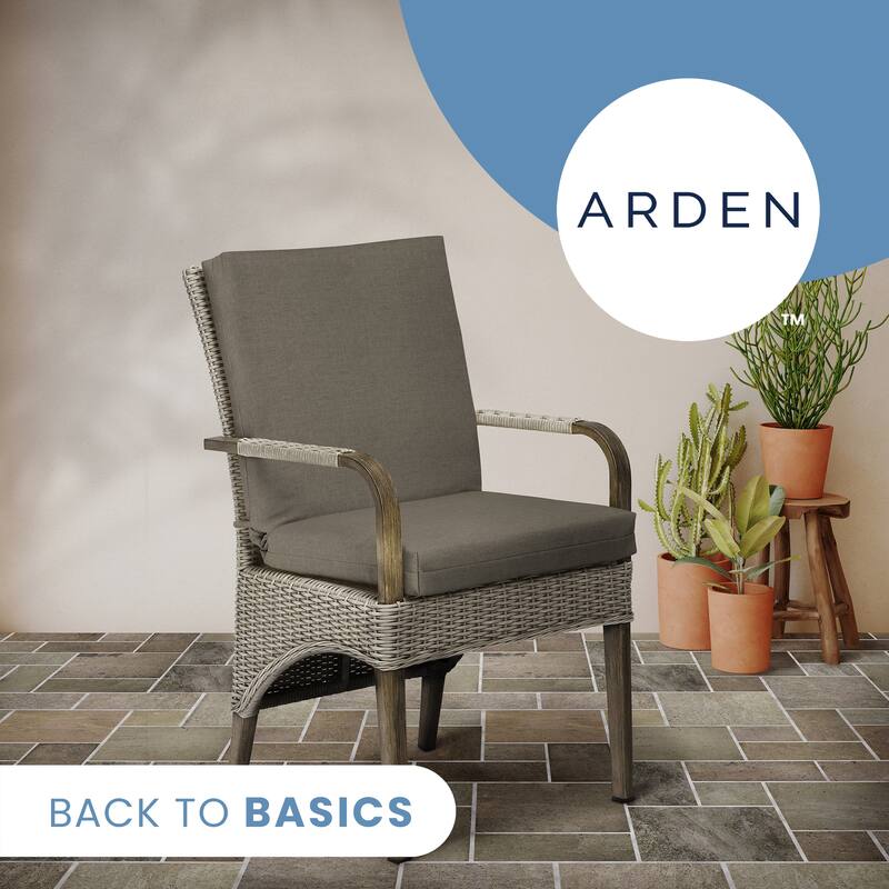 ARDEN Basics Outdoor Midback Dining Chair Cushion