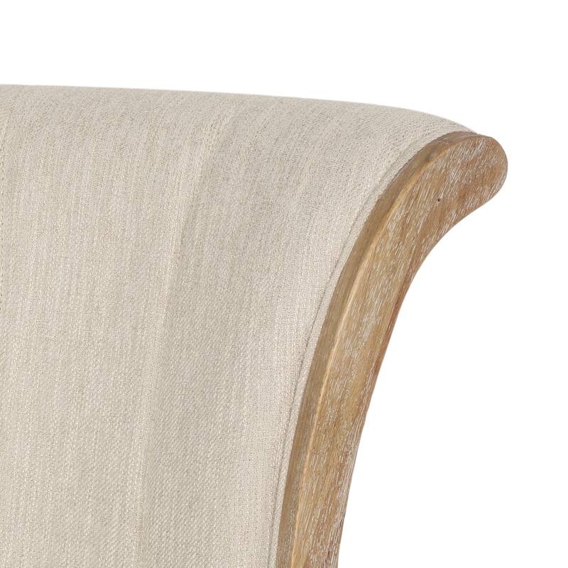 Coulee Upholstered Roll Back Swivel Office Chair by Christopher Knight Home - 24.75" L x 27.75" W x 35.50-40.00" H