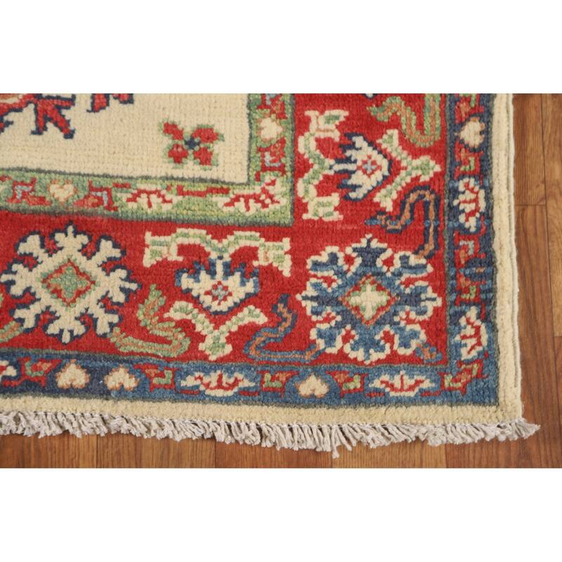 Kazak Runner Rug Handmade Hallway Wool Carpet - 2'10" x 25'6"