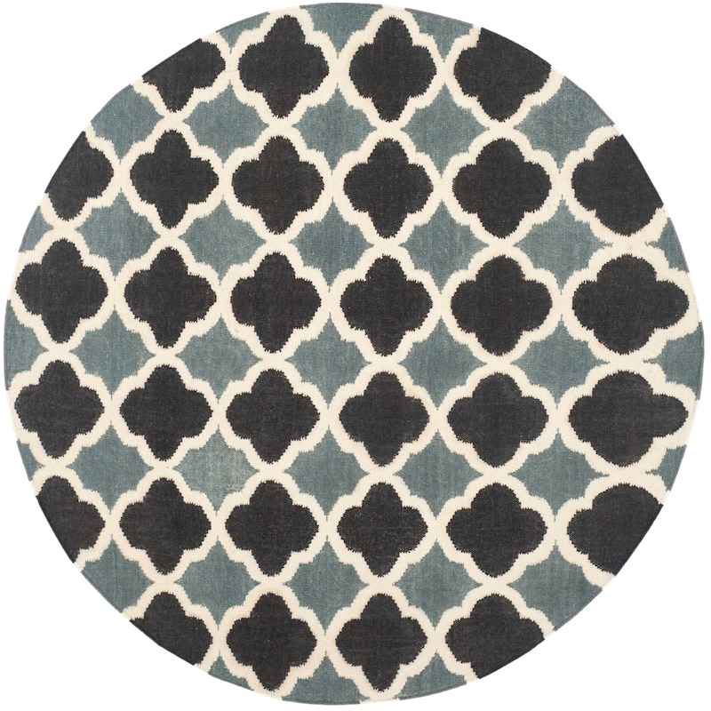 SAFAVIEH Handmade Flatweave Dhurries Bachisia Modern Wool Rug