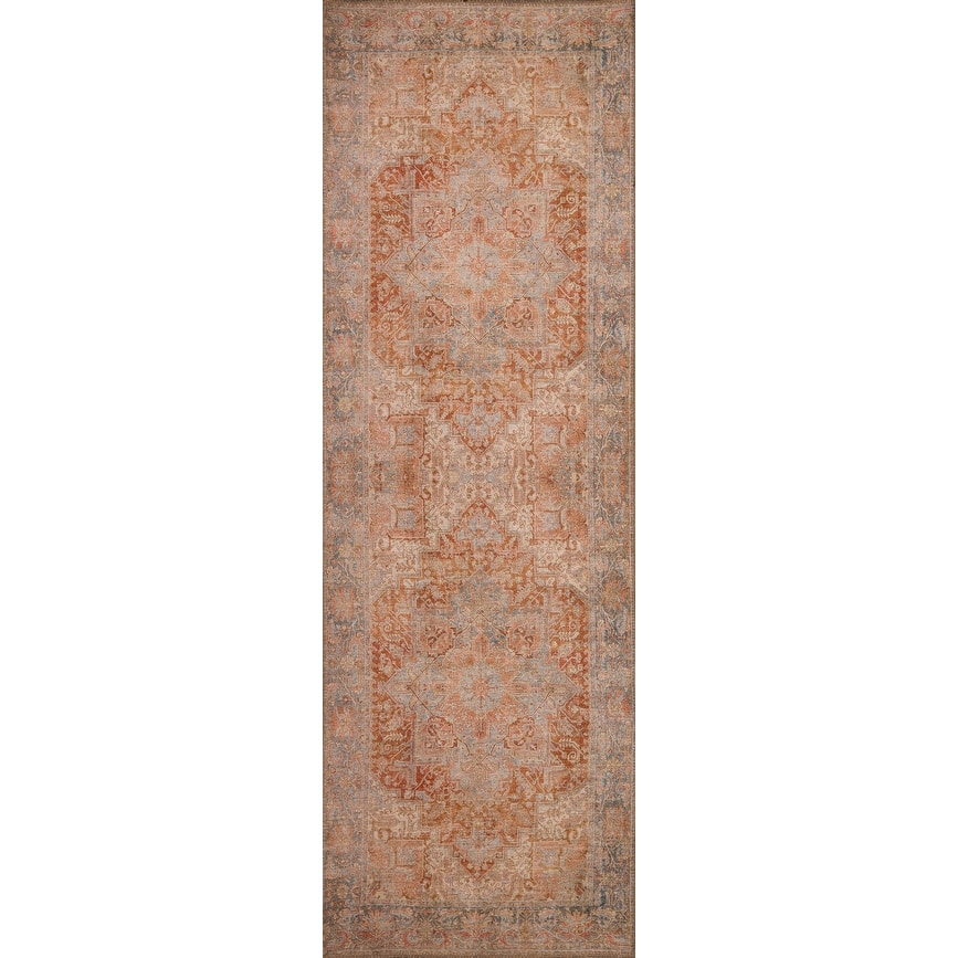 Domani Grove Machine Washable Rustic Persian Area Rug