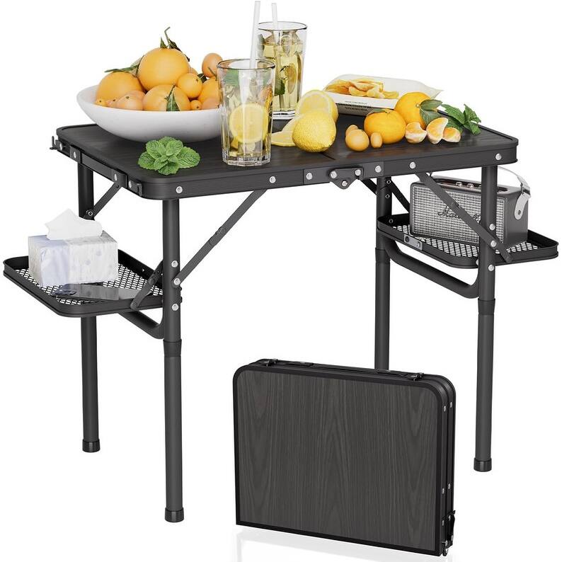 Small Camp Table Portable Small 2ft - Dark Oak Top