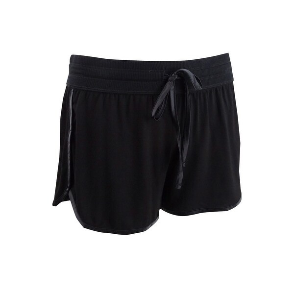 black pajama shorts