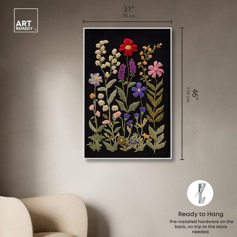 Fiber Flora on Fathomless Canvas by Art Remedy