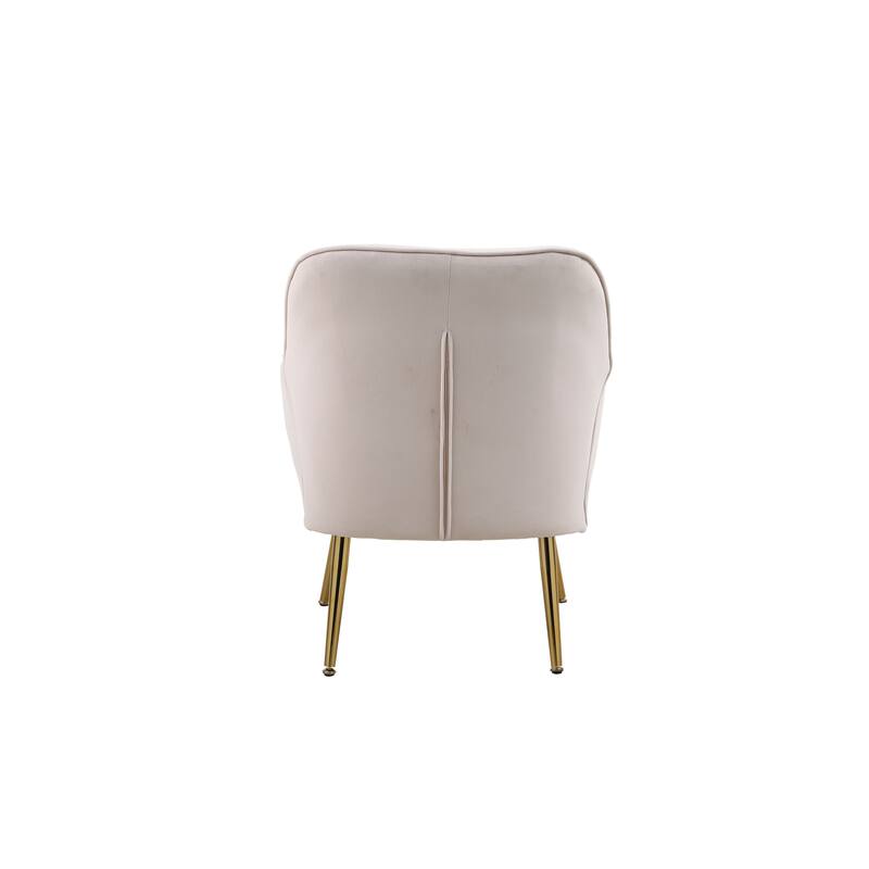 Modern Velvet Easy Assemble Sherpa Armchair for Living Room,Bedroom