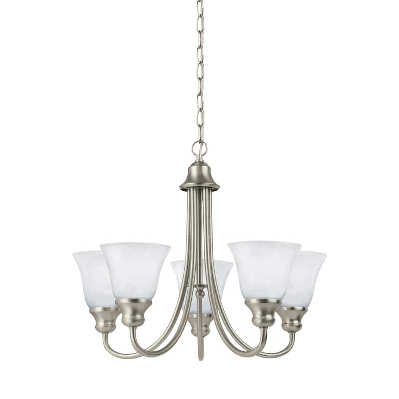 Sea Gull Windgate 5-light Alabaster Glass Chandelier