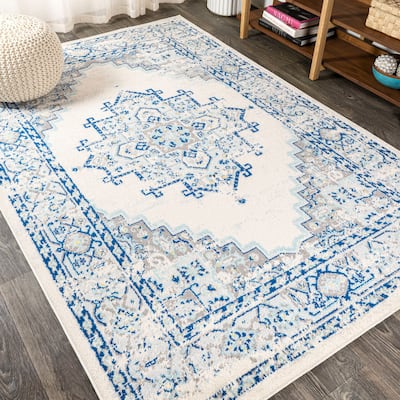 JONATHAN Y Boho Cottage Medallion Area Rug