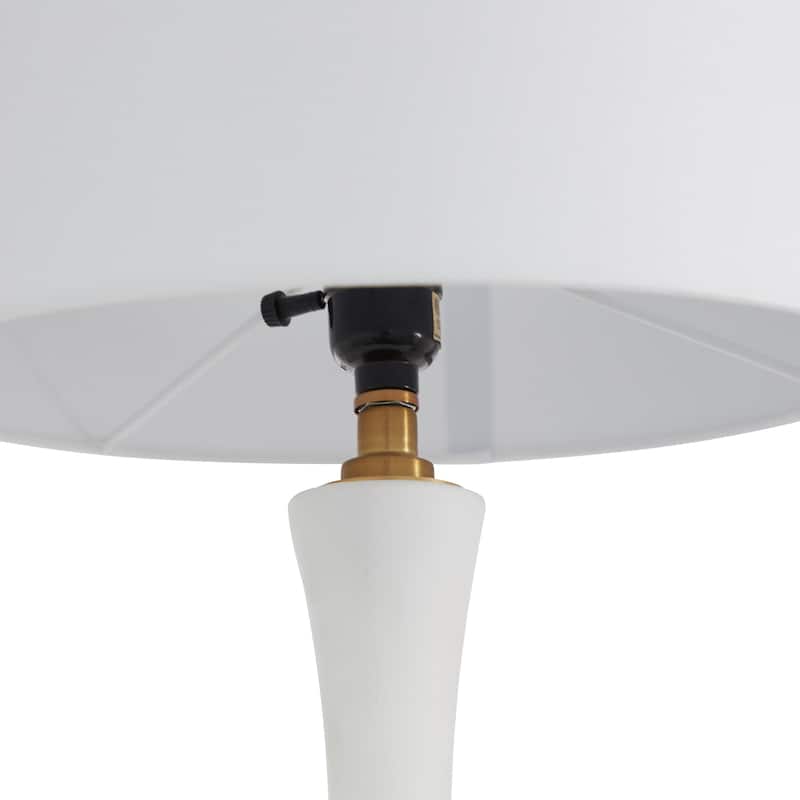 Ceramic Room Table Lamp - White - CosmoLiving by Cosmopolitan