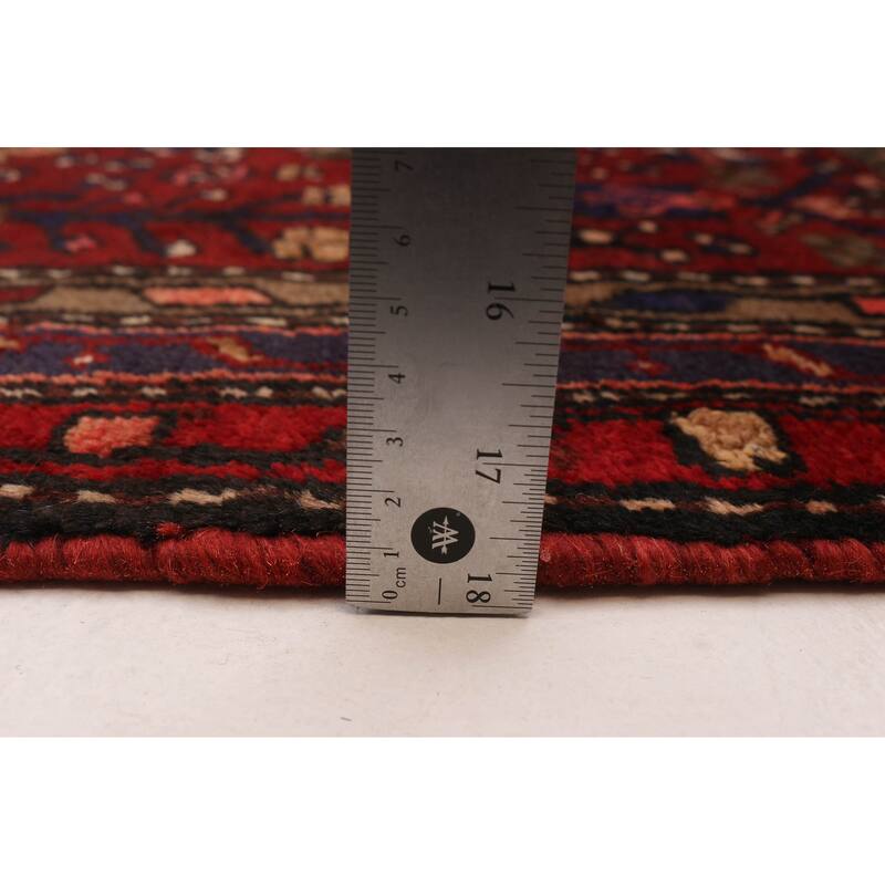 ECARPETGALLERY Hand-knotted Andelz Red Wool Rug - 3'5 x 6'6