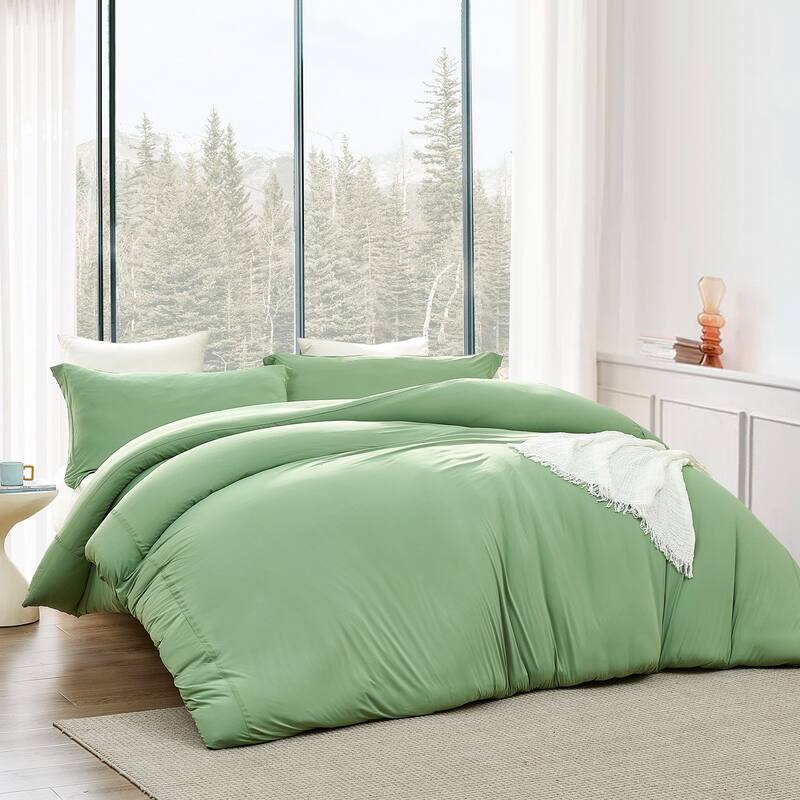 Look At This Thicky® - Coma Inducer® Oversized Comforter Set - Extra Thicky - Pine Moss - Queen