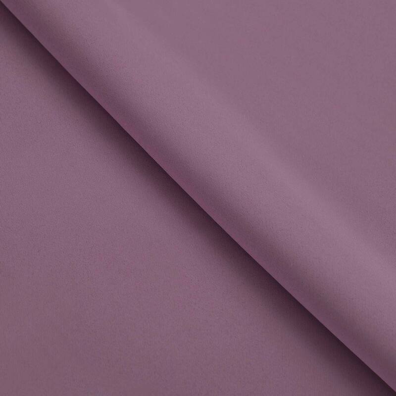 Superior Solid Machine Washable Room Darkening Blackout Curtains with Back Tabs, Set of 2