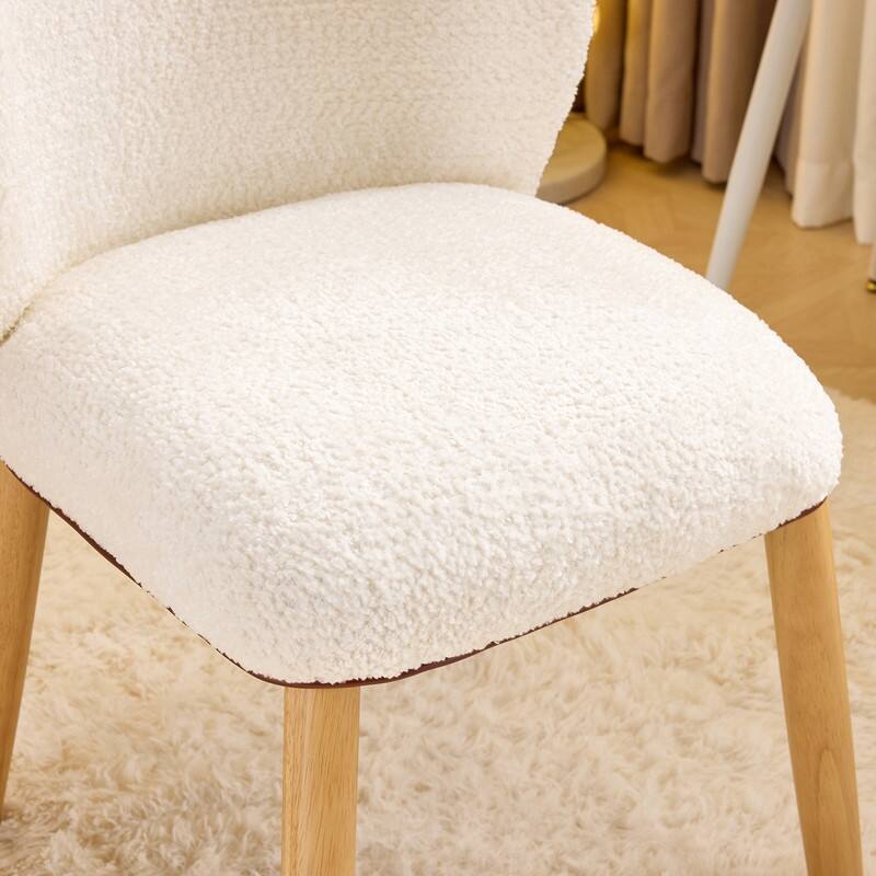 Modern Curved Back Accent Chair