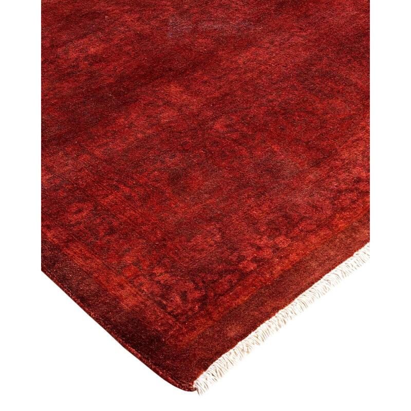 Fine Vibrance One-of-a-Kind Hand-Knotted Area Rug - Pink, 9' 4" x 11' 10" - 9' 4" x 11' 10"
