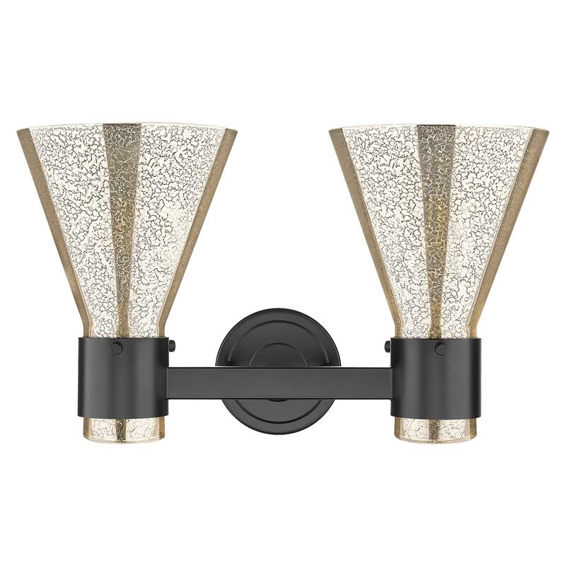 Innovations Lighting 464-2W-G464C-7ME Lawton Cone 2 Light 16" Wide