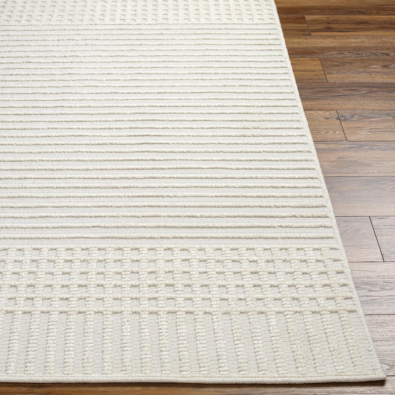 Livabliss Lyna Art Deco Checkered Washable Area Rug