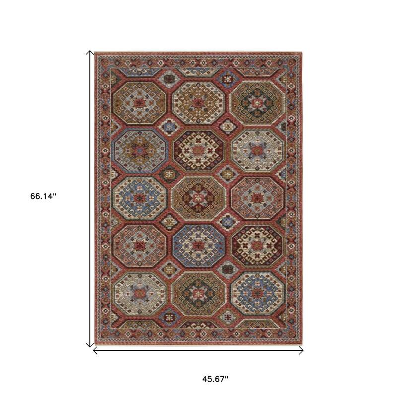 HomeRootsMedallion Bohemian Runner Area Rug