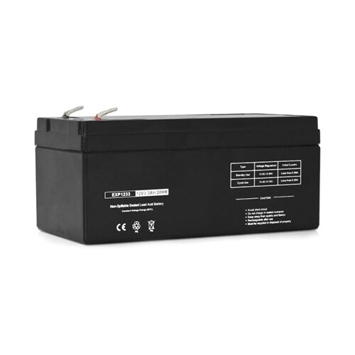 Replacement AGM SLA Battery 12V-3.3Ah (Single Pack) Replacement AGM SLA Battery