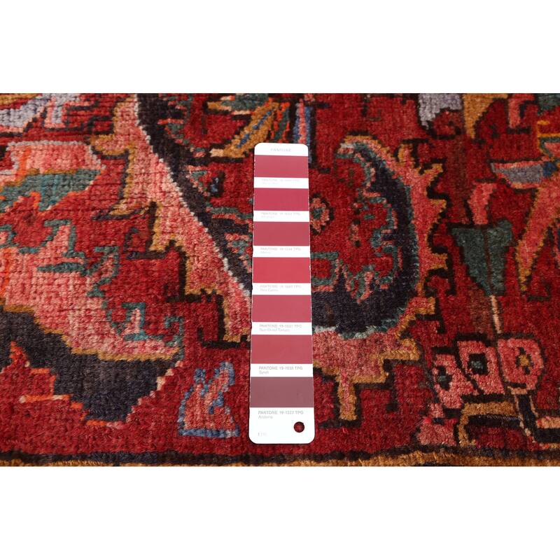 ECARPETGALLERY Hand-knotted Sarabi Dark Red Wool Rug - 9'6 x 12'2