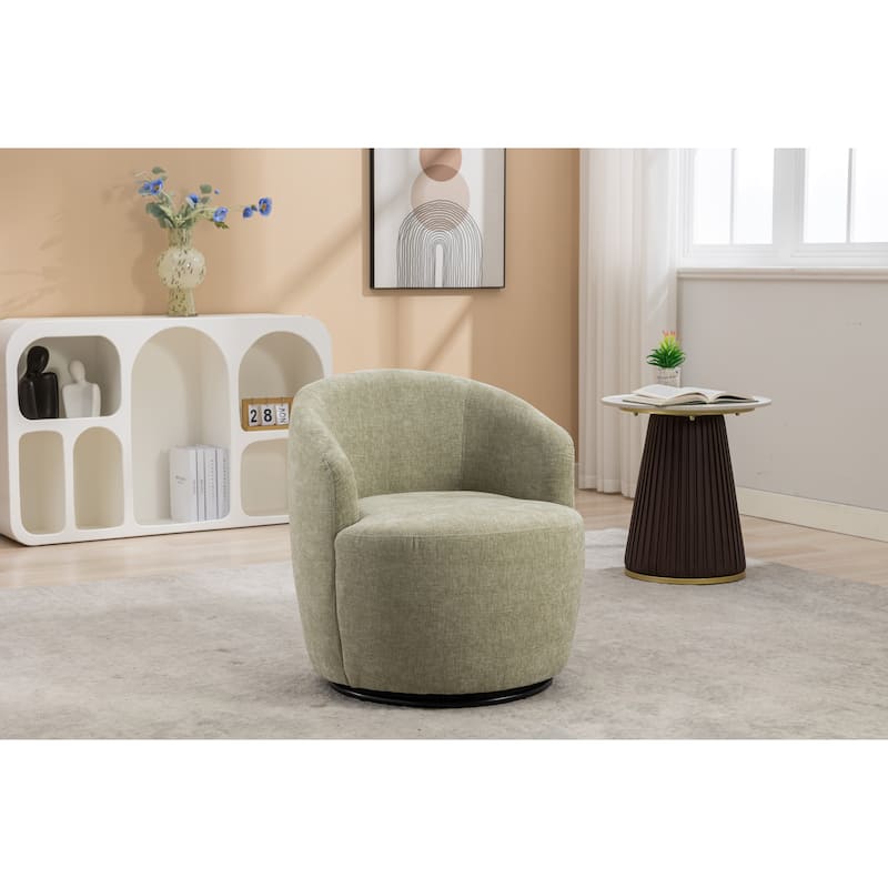 Swivel Accent Armchair Barrel Chair
