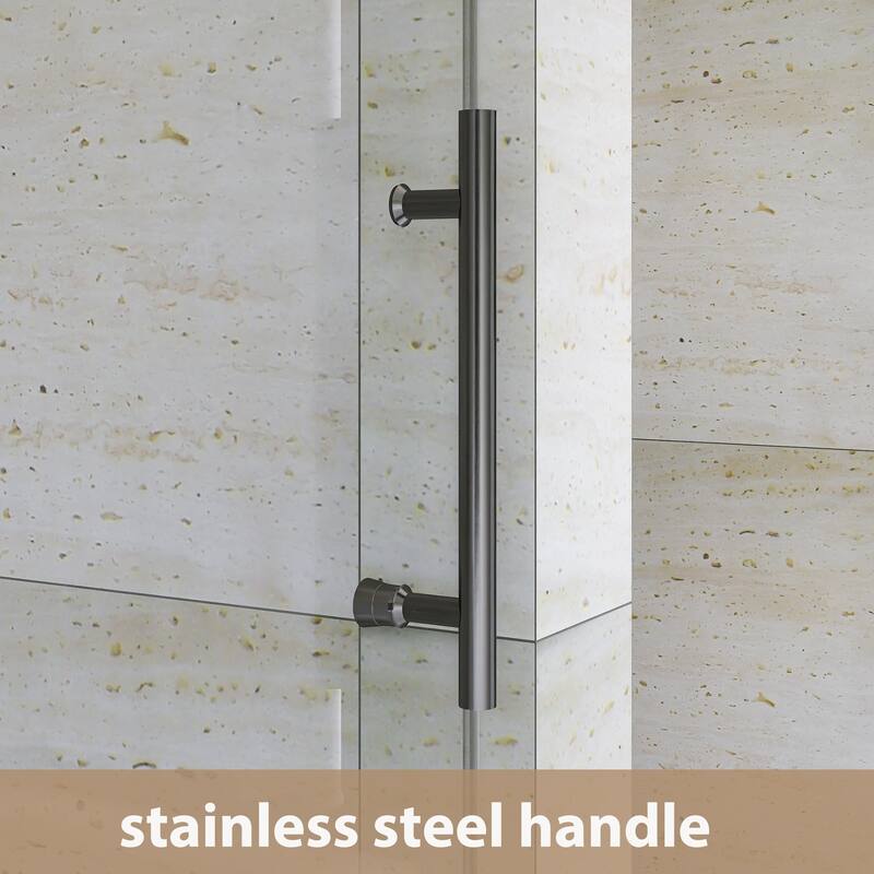 60" x 76" Sliding Frameless Shower Door - 60'' x 0.31'' x 76''