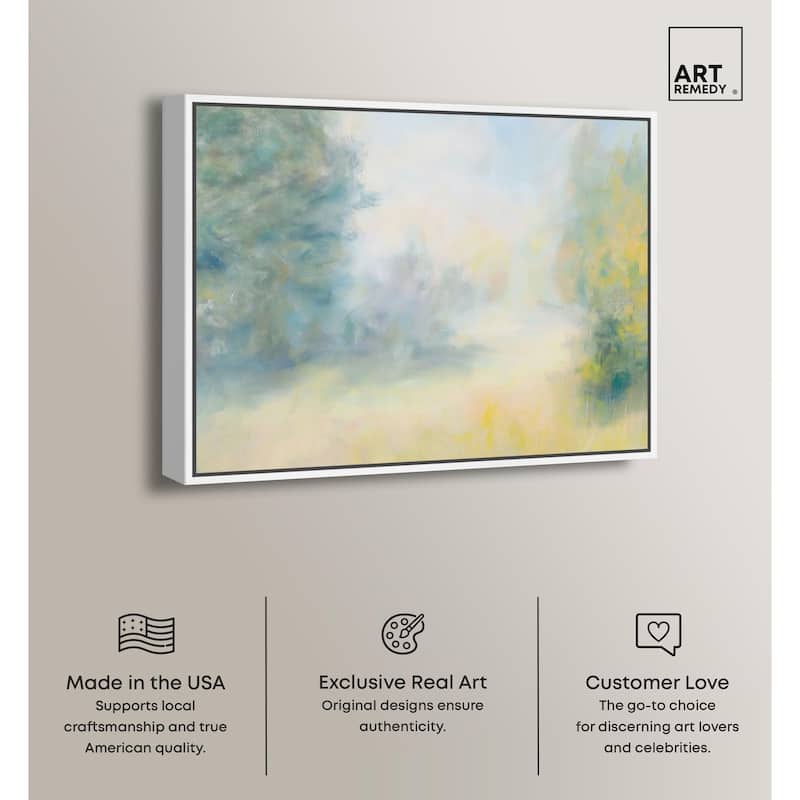 Faded Horizon I Canvas by Art Remedy