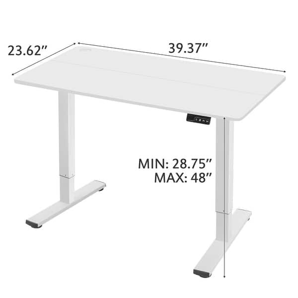 Homall Electric Height Adjustable Standing Office Desk Bed Bath