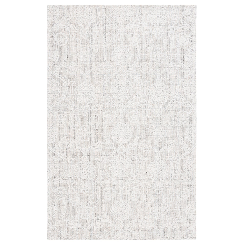 SAFAVIEH Handmade Ebony Nini Modern Wool Rug